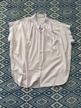 Ruffle collar blouse